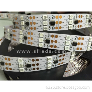 Addressable LED Strip IC Outside 12V 90 Leds/M  Triple Rows of Run LED Strip